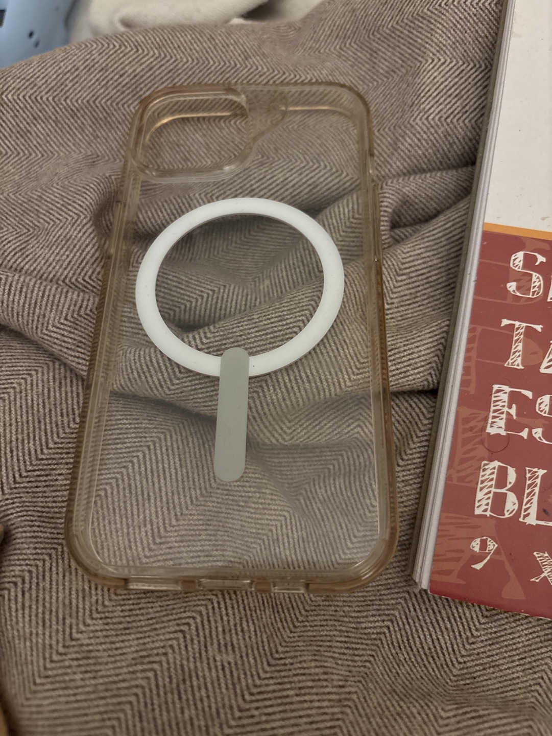 Clear Phone Case with Ring Grip