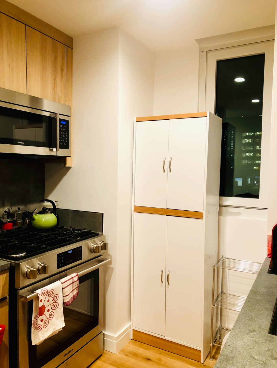 White Kitchen Pantry Cabinet - photo 2