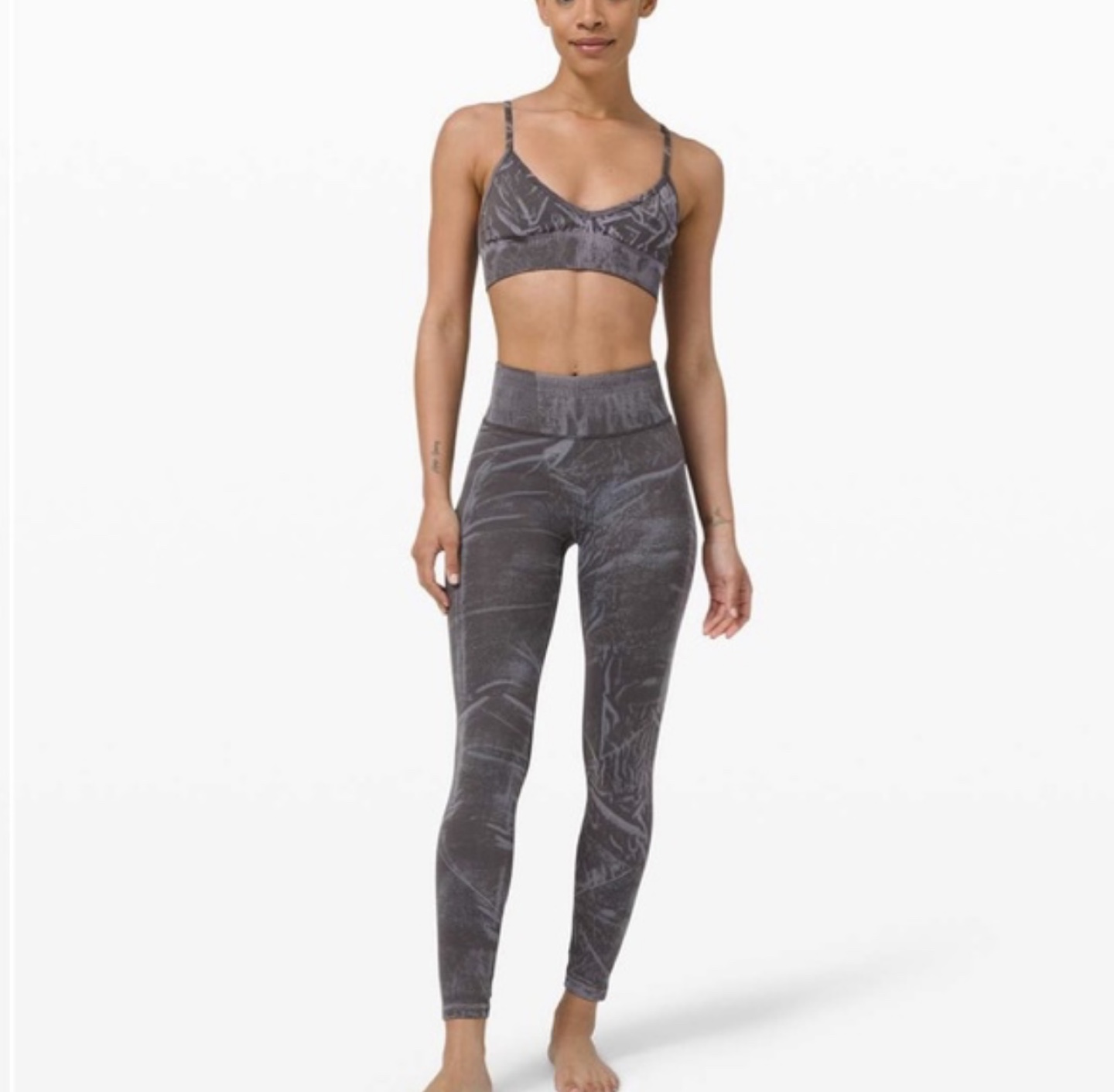 Lululemon Ebb to Street Align Crop Top and Leggings Set - Size 4