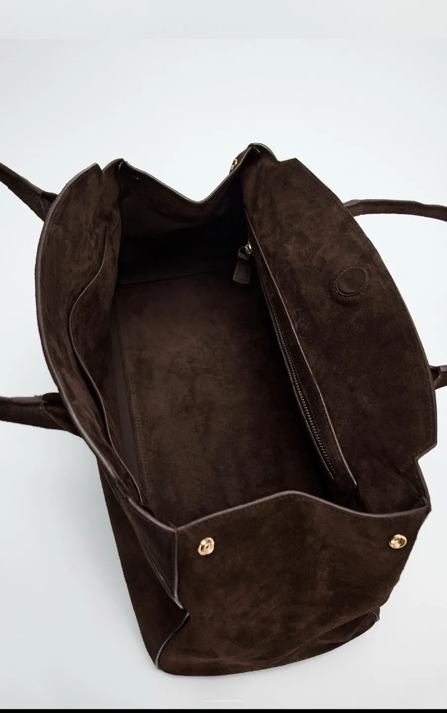 Zara Suede Leather Shoulder Bag image indicator(2)