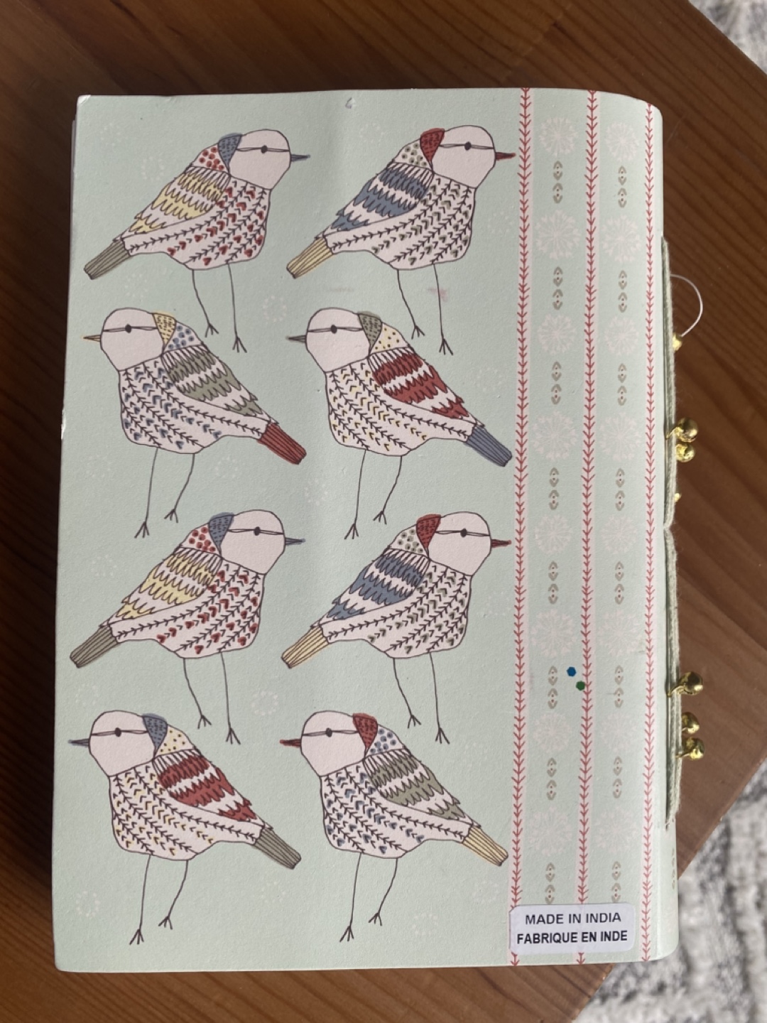 Unique Bird-themed Notebook with Bell Spine - photo 4