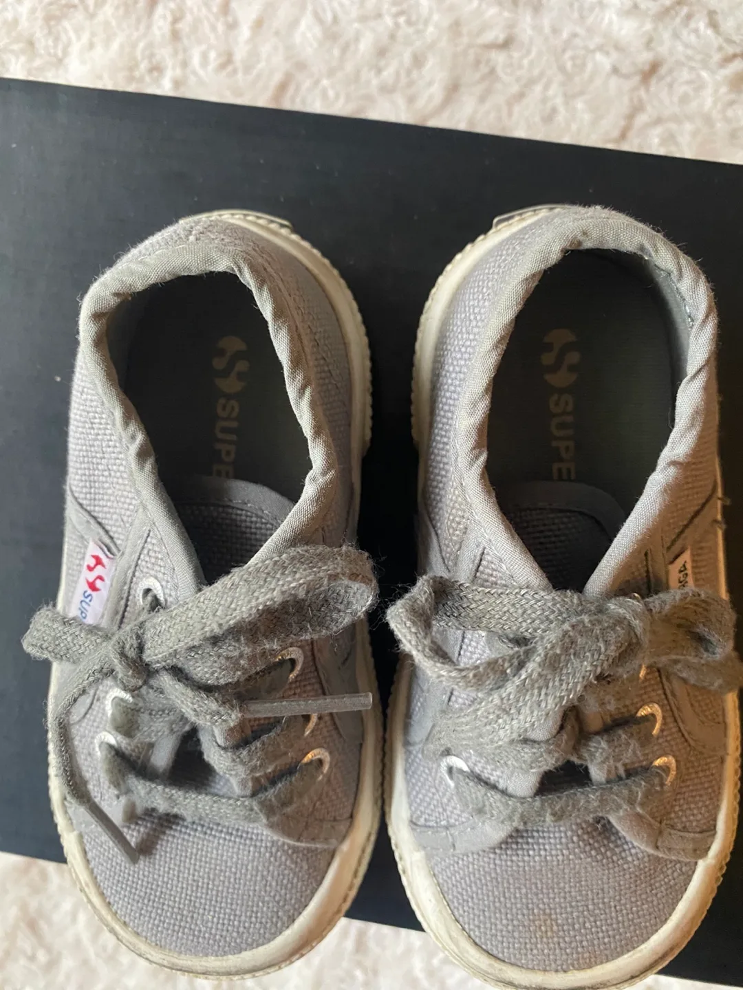 Superga Baby Grey Sneakers - Size 7 image indicator(3)