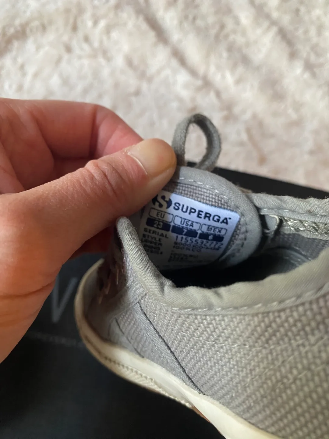 Superga Baby Grey Sneakers - Size 7 image indicator(6)