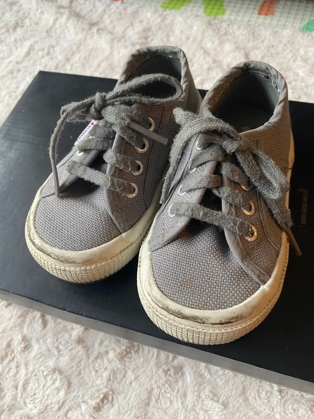 Superga Baby Grey Sneakers - Size 7 image indicator(2)