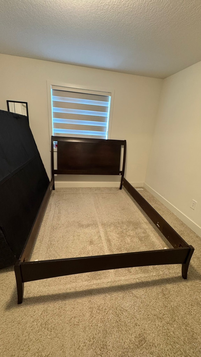 Dark Brown Wooden Dresser with Mirror - photo 5