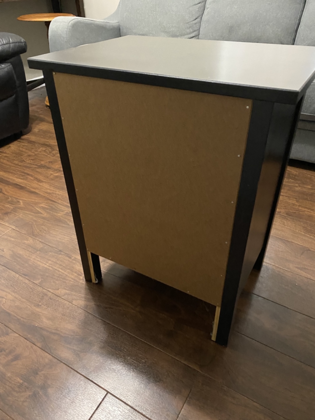 IKEA MALM Two-Drawer Nightstand - Black-Brown - photo 3