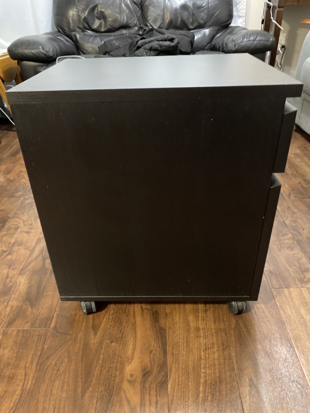 IKEA Black Mobile File Cabinet - photo 2