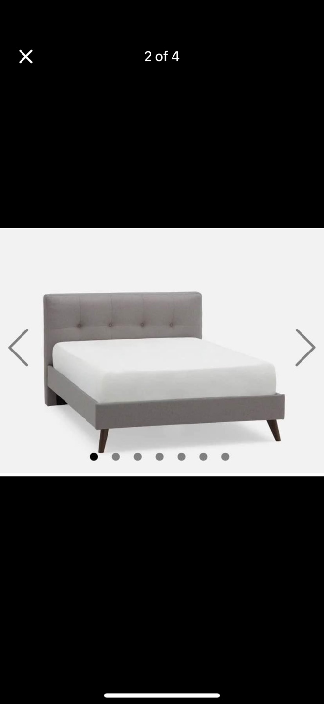 Double-size Upholstered Bed Frame - photo 3