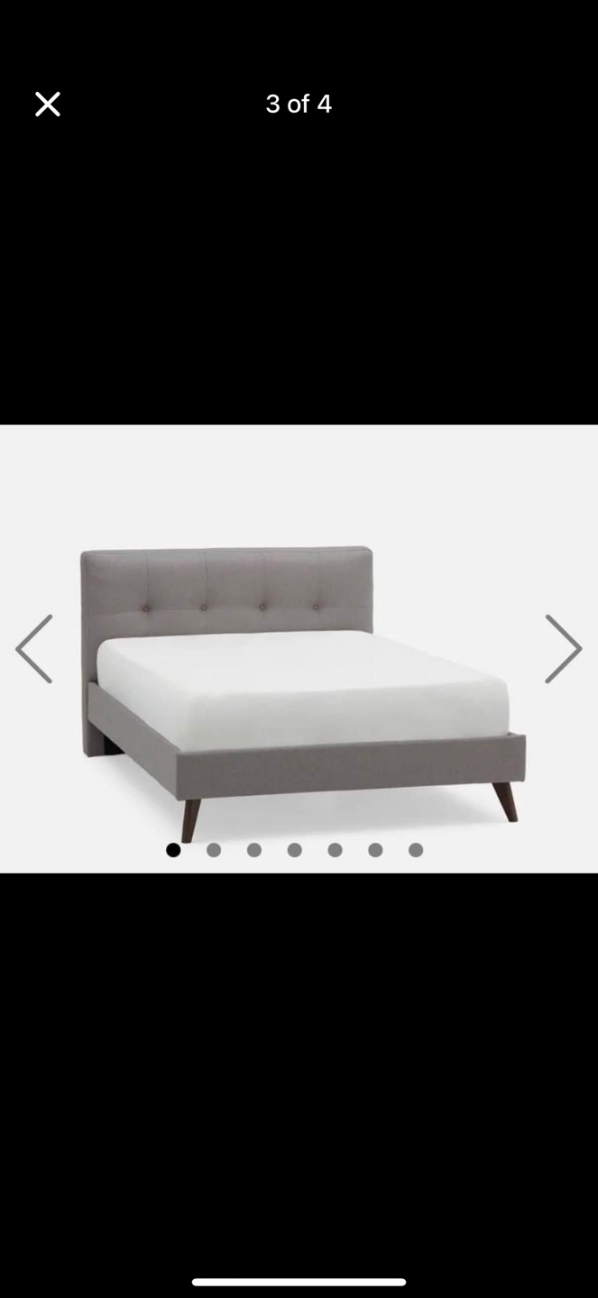 Double-size Upholstered Bed Frame - photo 2