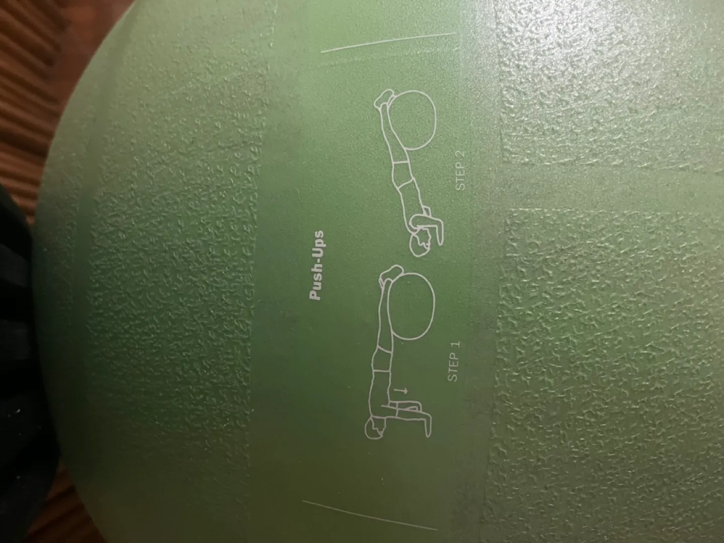 Exercise Ball with Chair black Base green ball image indicator(3)