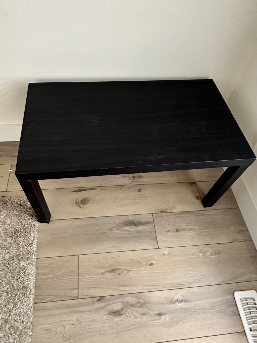 Black Rectangular Coffee Table