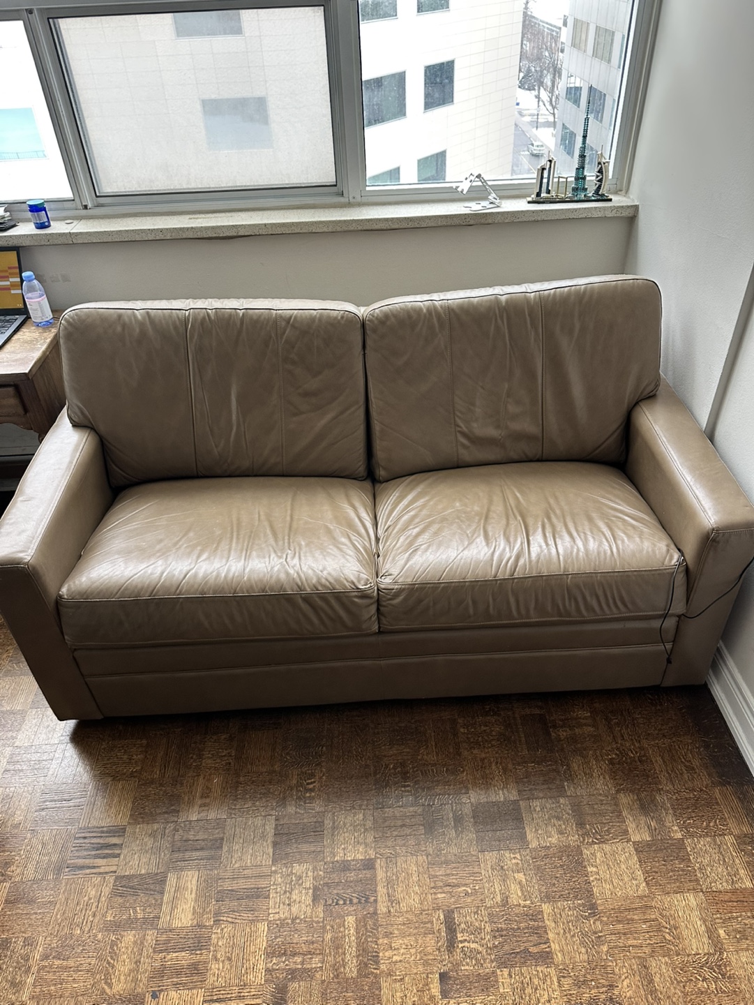 La-Z-Boy Leather Sofa Bed - photo 4