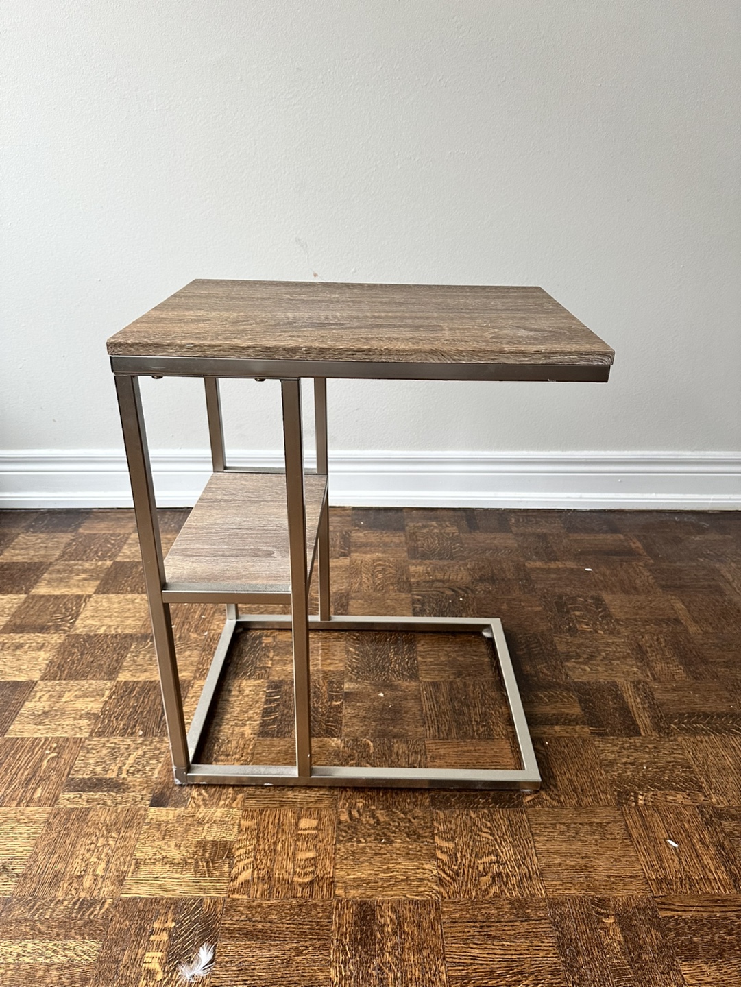 IKEA. 2x Modern Side Table with Metal Frame - photo 2