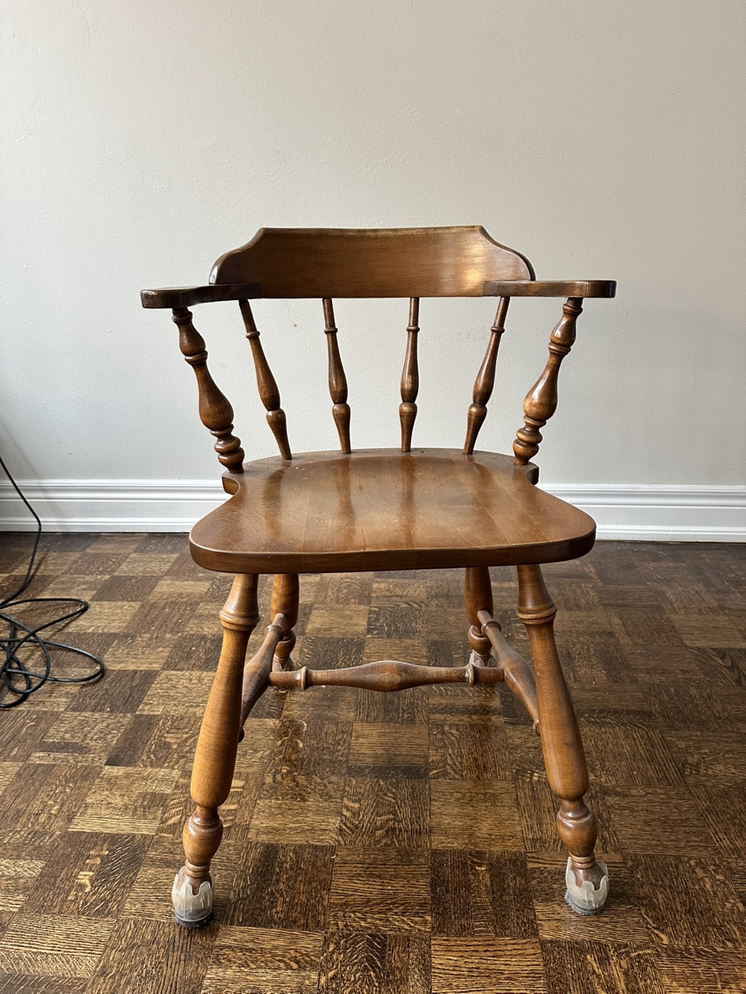 Vintage Wooden Armchairs x6