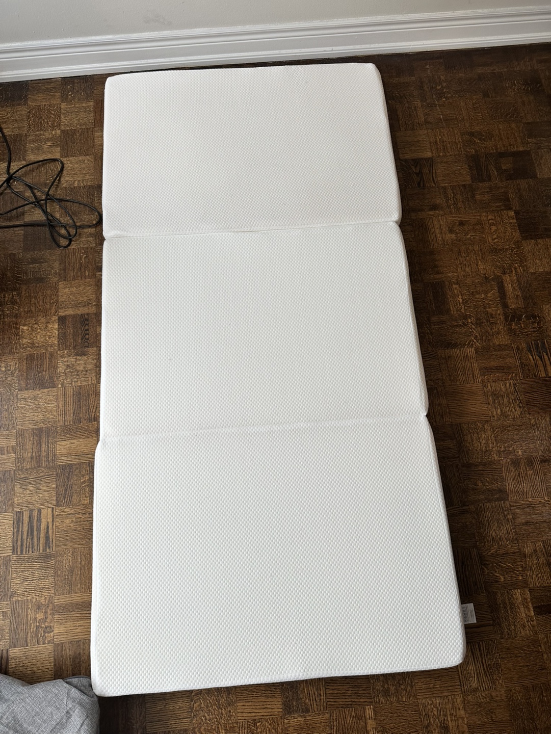 Tri-fold Mattress Topper with Carry Bag