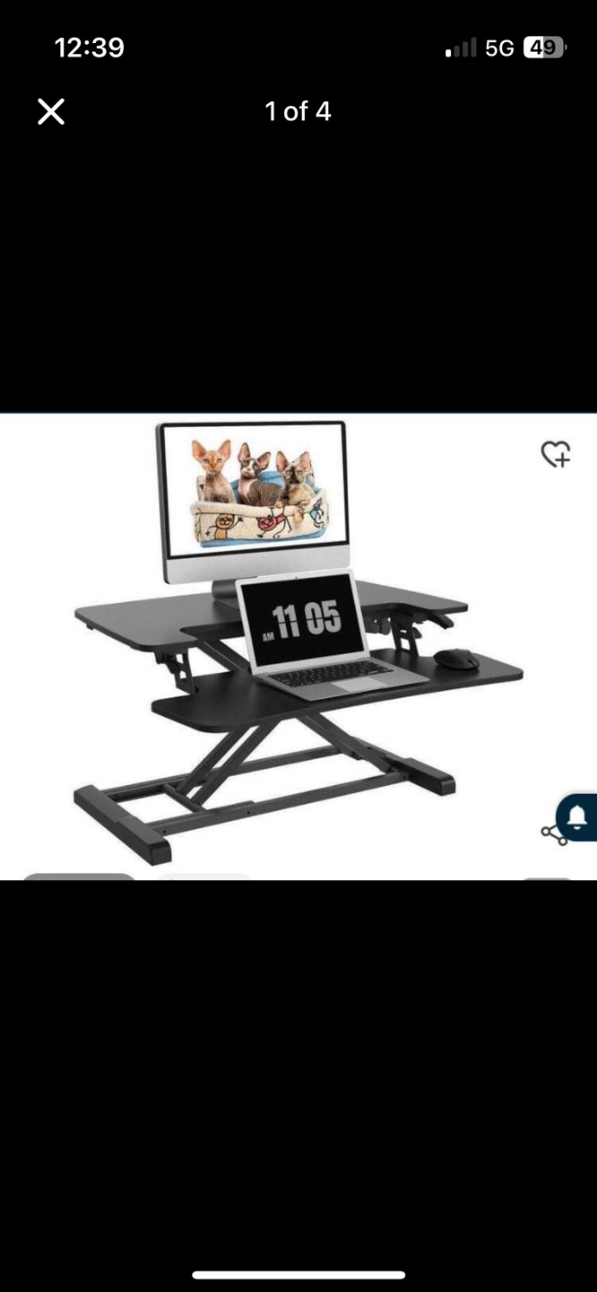 Standing Desk Converter - Adjustable Height - photo 3