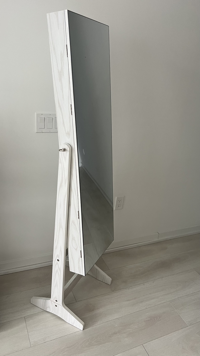 Full-Length Freestanding Jewellery Armoire Mirror