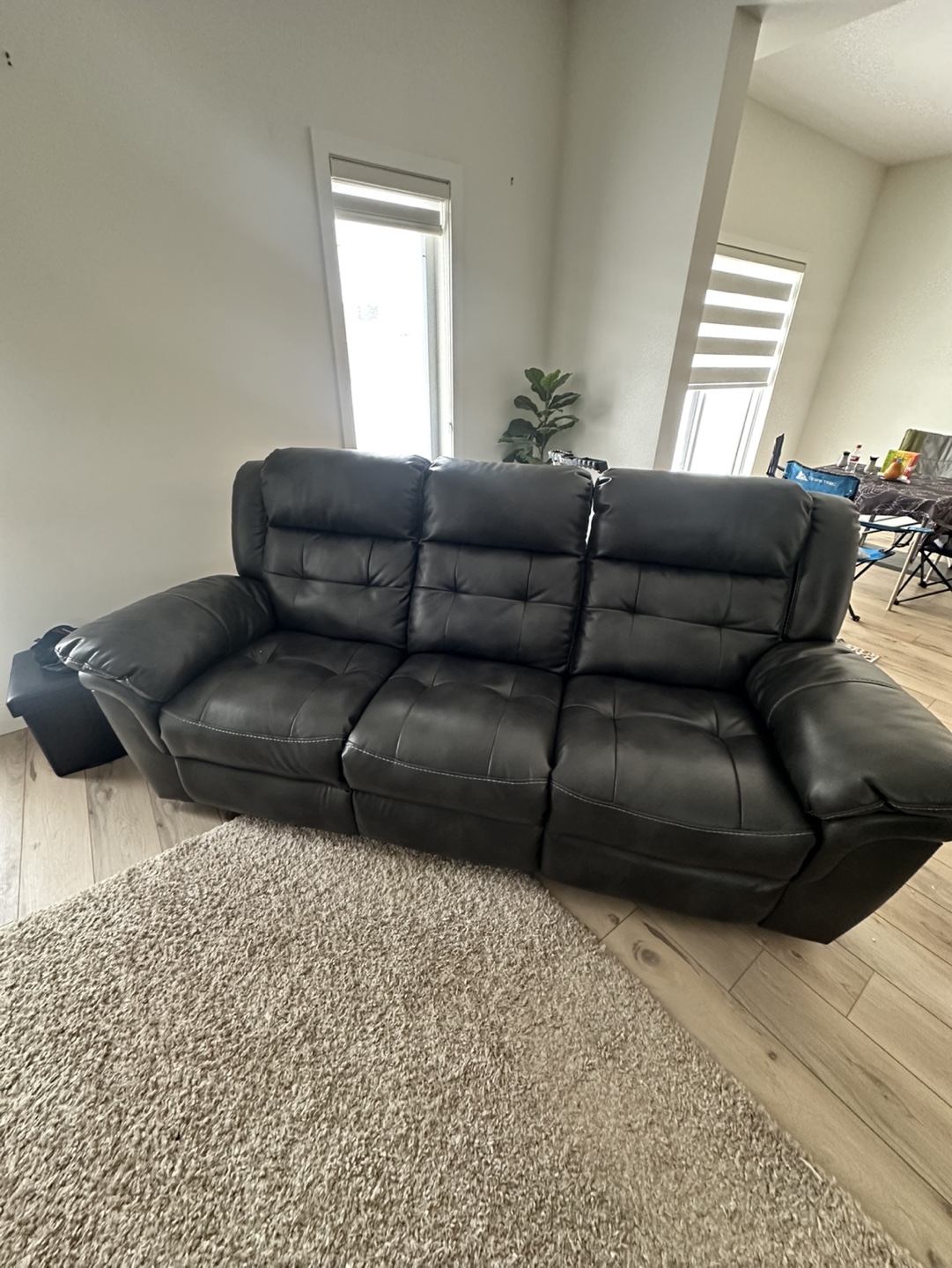 Reclining Leather Sofa