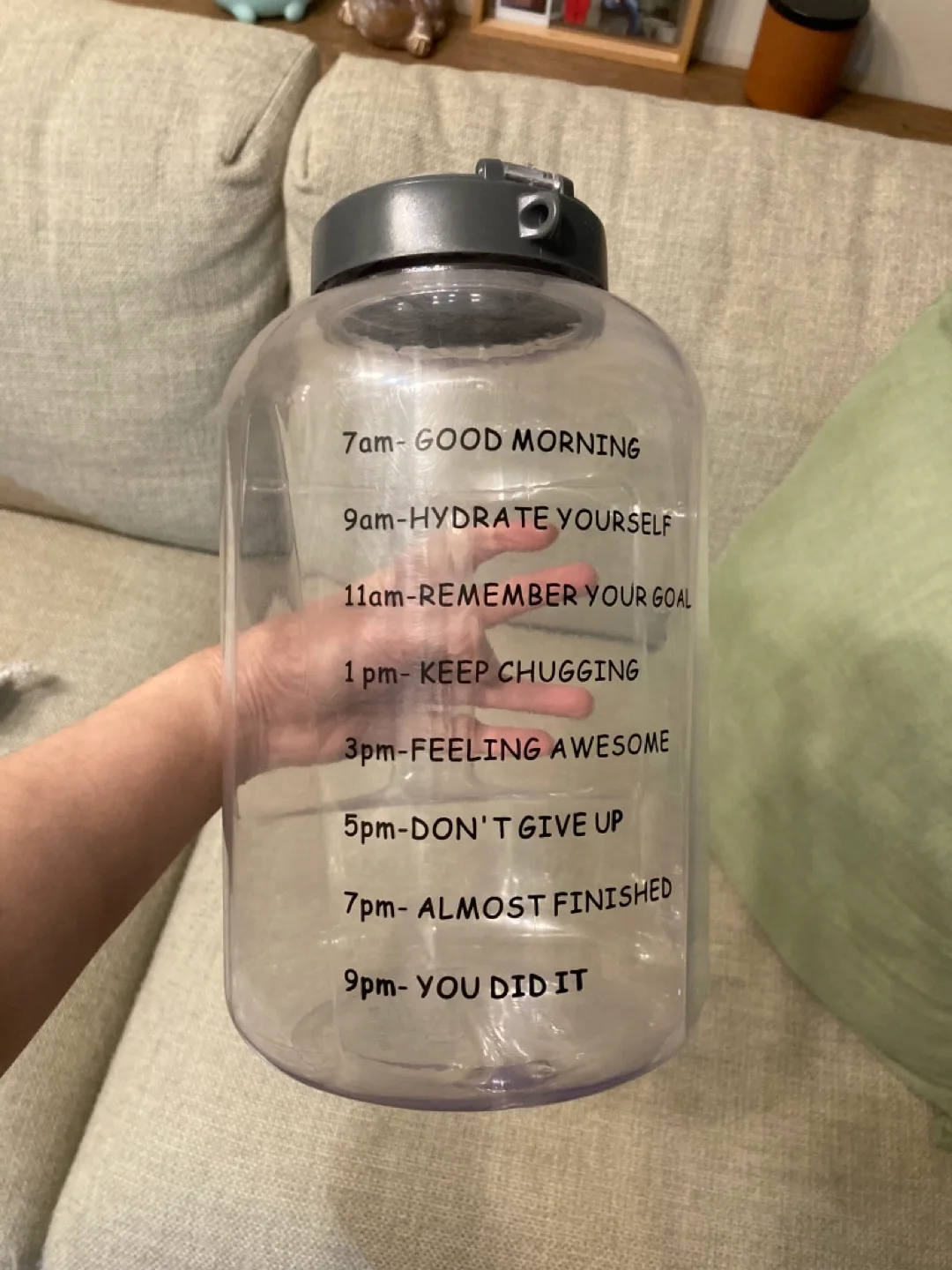 FREE Large Motivational Water Bottle thumbnail