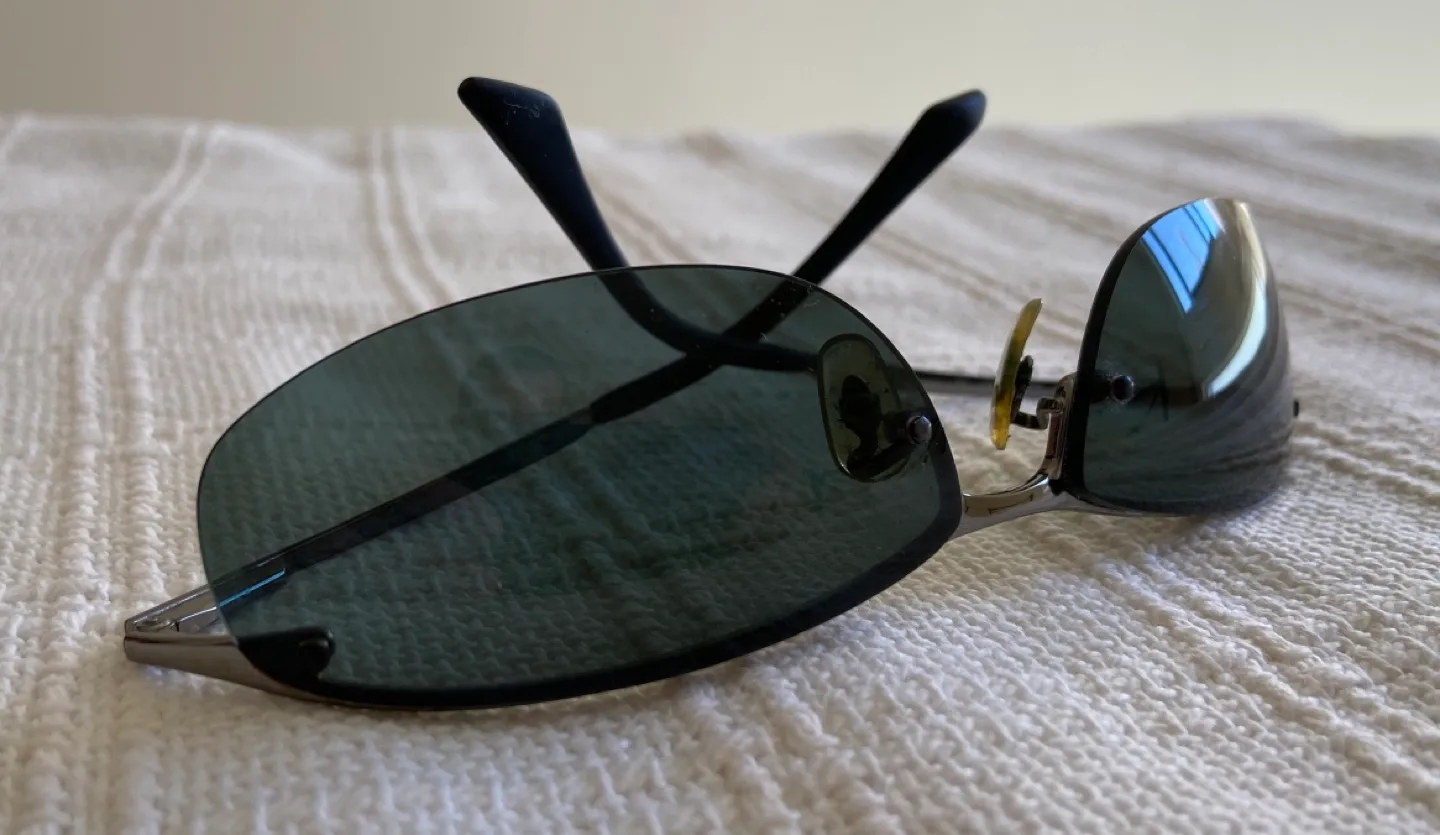 Ray-Ban Sunglasses, Metal Frame, Grey Lenses image indicator(4)