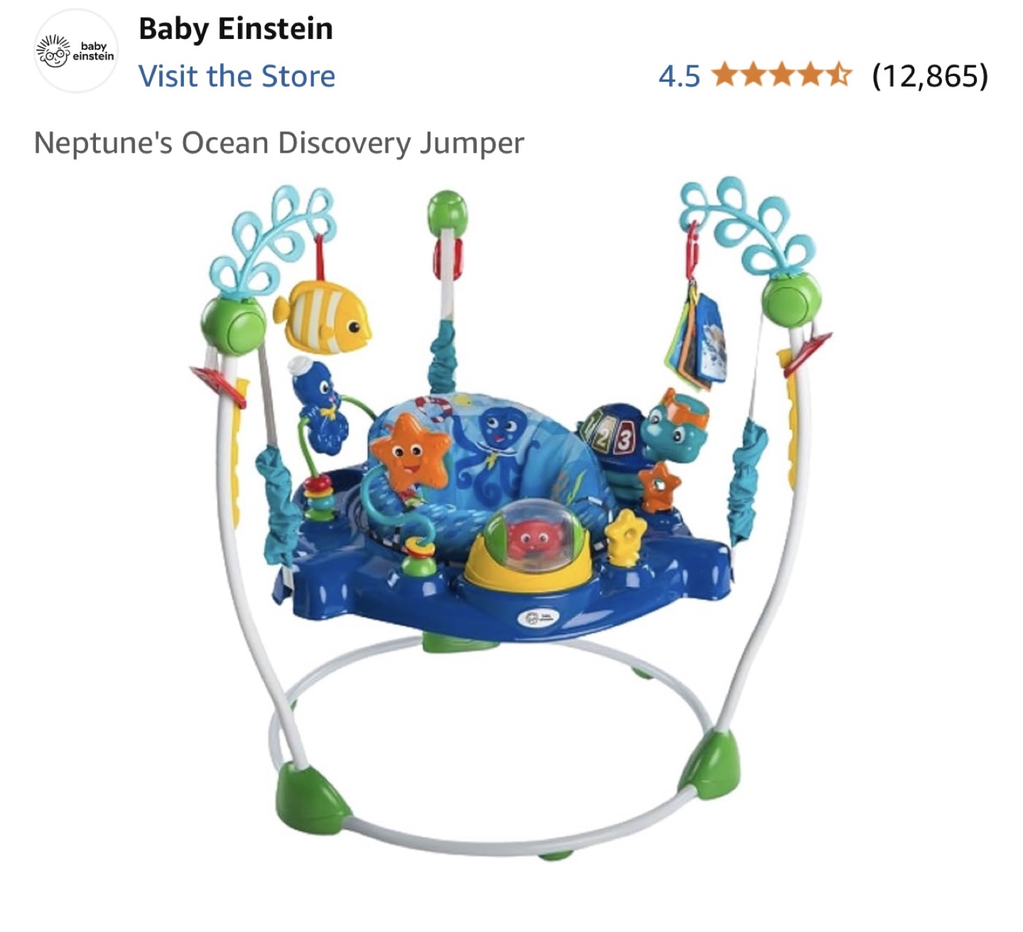 Baby Einstein Neptune's Ocean Discovery Jumper
