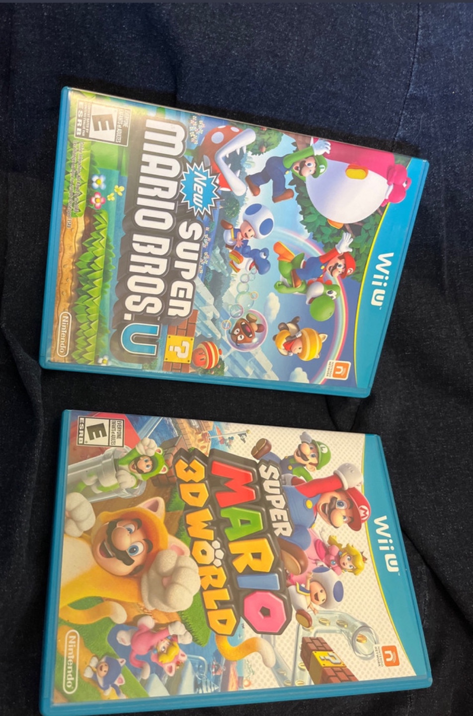 Two Nintendo Wii U Games