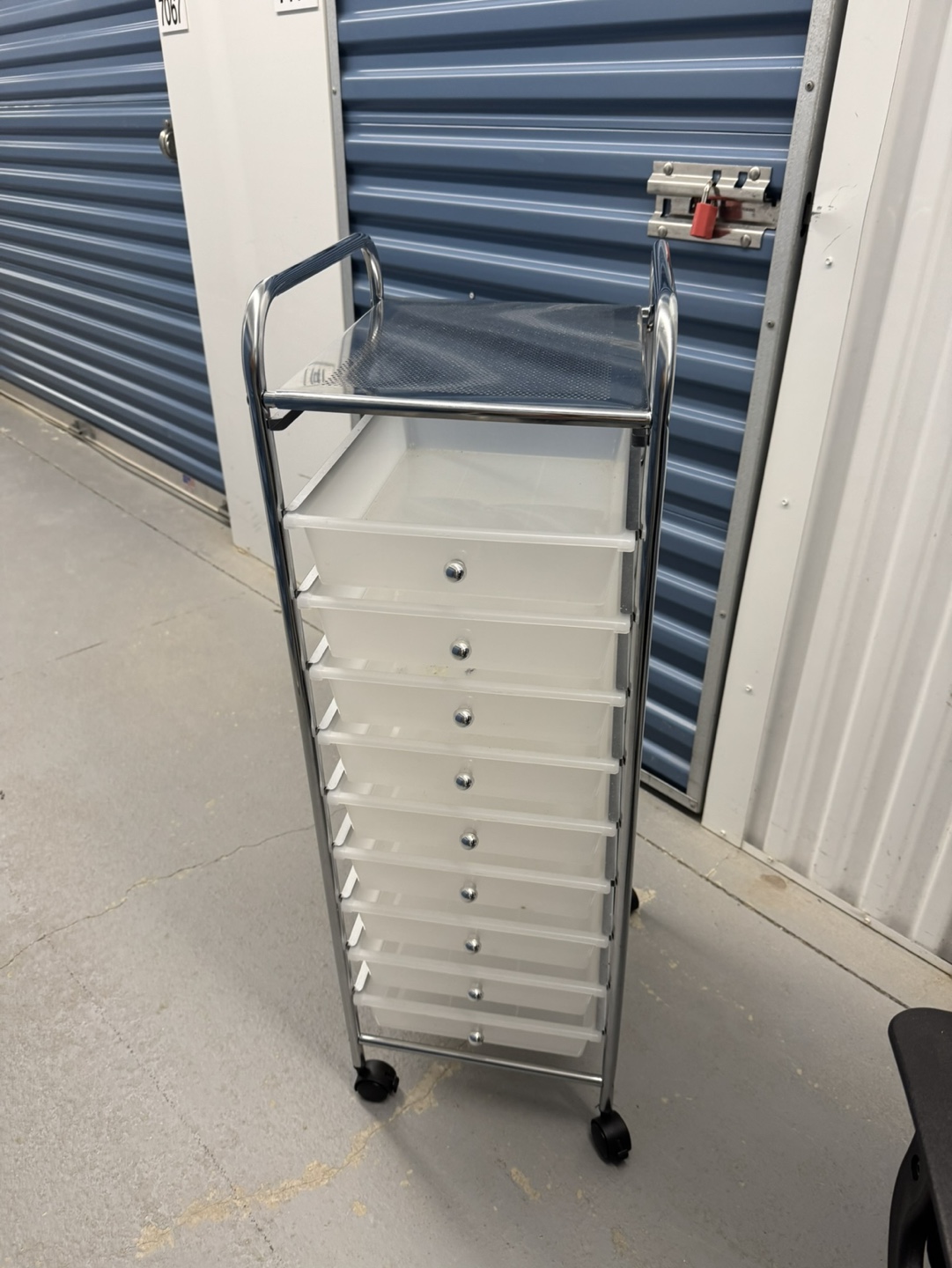 Costway 10-Drawer Rolling Storage Cart