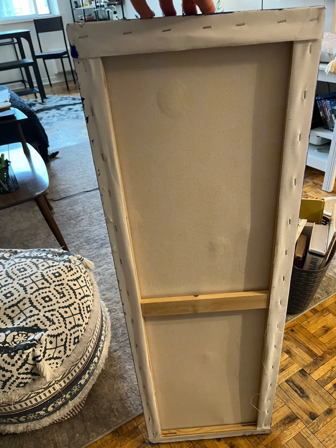 Abstract Textured Dotted Canvas Piece image indicator(2)