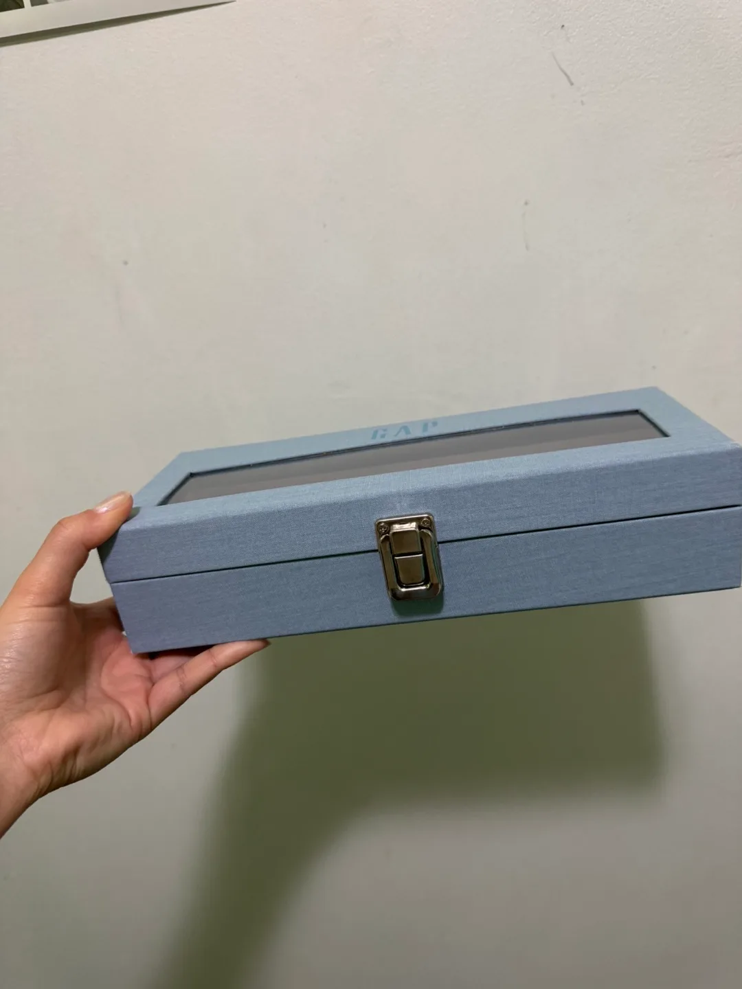 GAP Light Blue Storage Box with Lid image indicator(3)