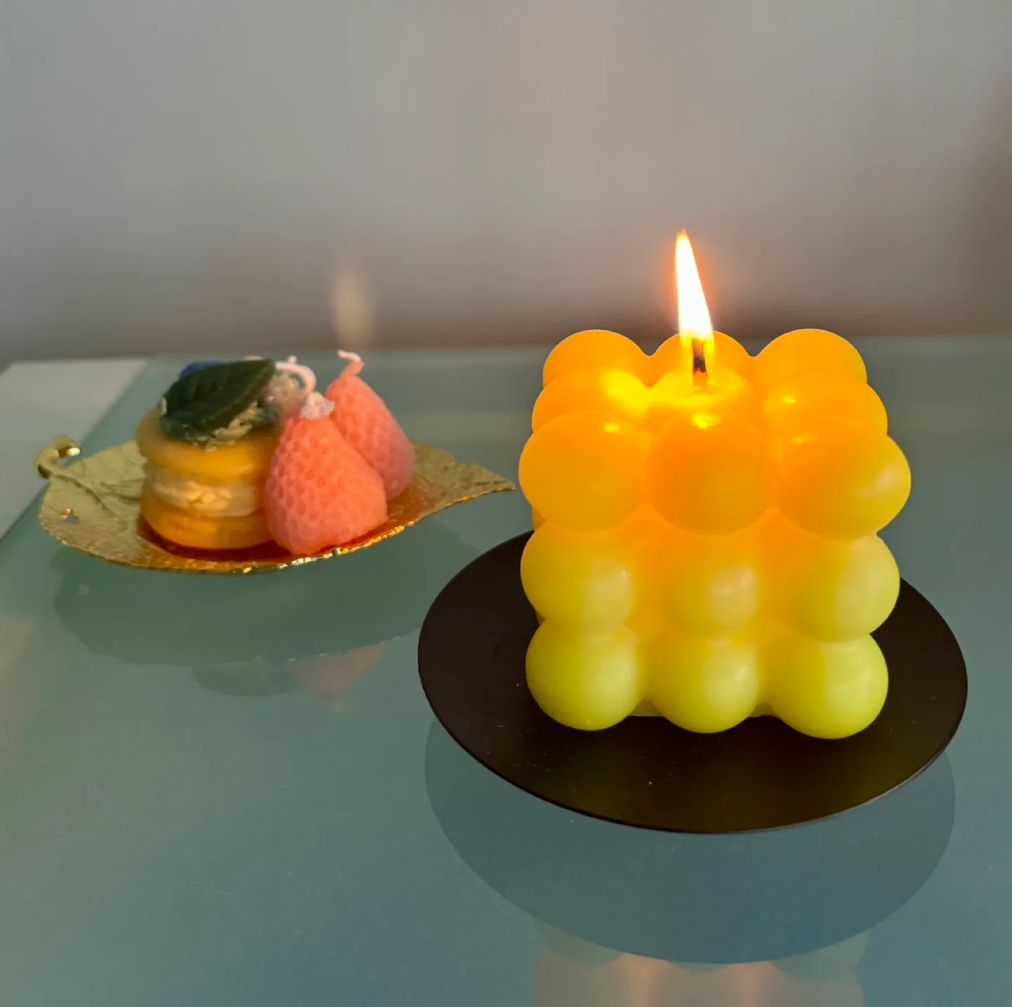 Bubble Cube Essential Oil Scened Candles 🆕 image indicator(6)