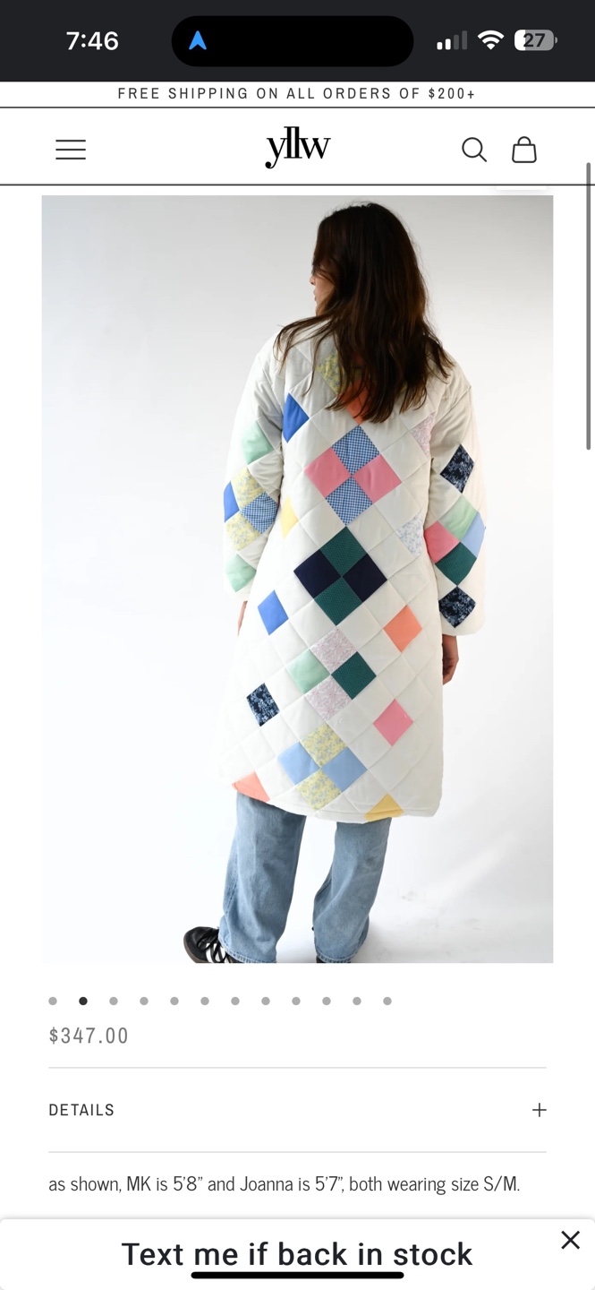 Yellow Label Vera Quilted Coat - photo 3