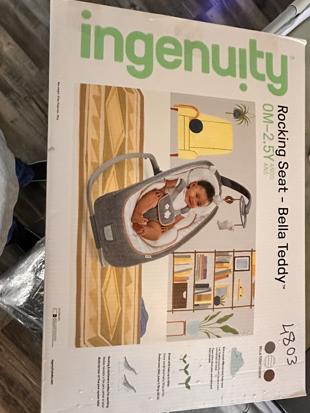 Ingenuity Rocking Seat - Bella Teddy