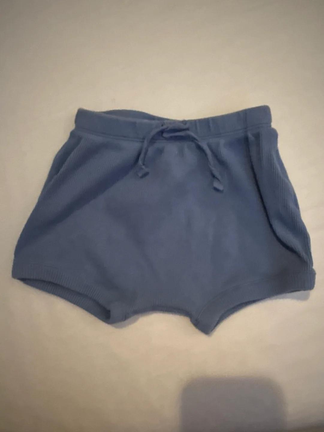 Baby GAP Boy's Blue Ribbed Knit Short Set image indicator(3)