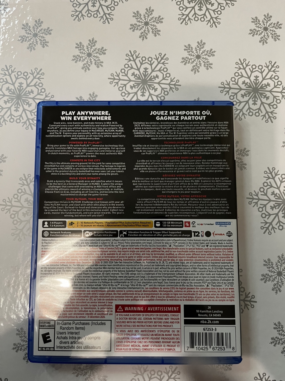 NBA 2K25 PS5 Game - New - photo 3