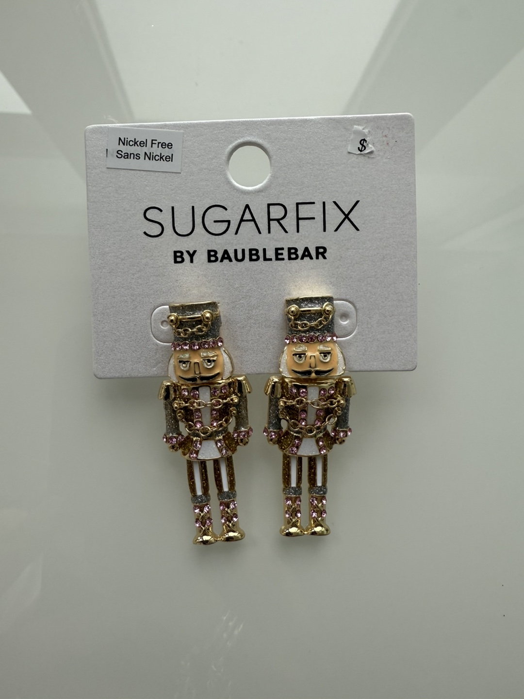 Brand new Sugarfix by BaubleBar Nutcracker Earrings