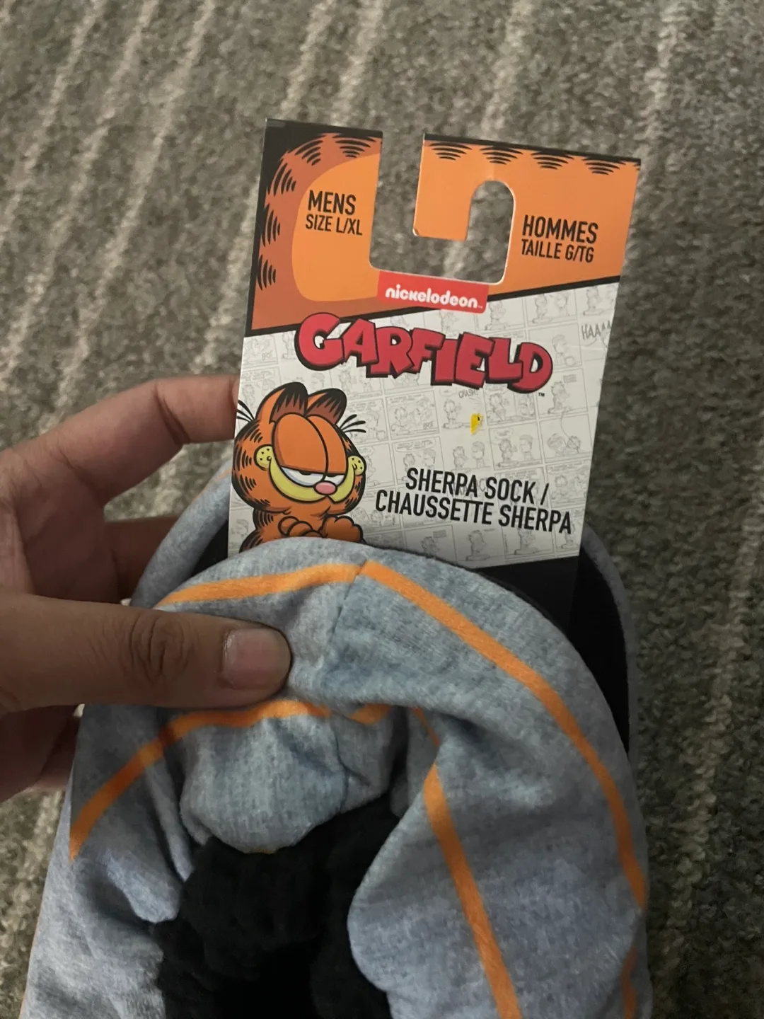 Garfield Sherpa Socks - Mens L/XL image indicator(2)