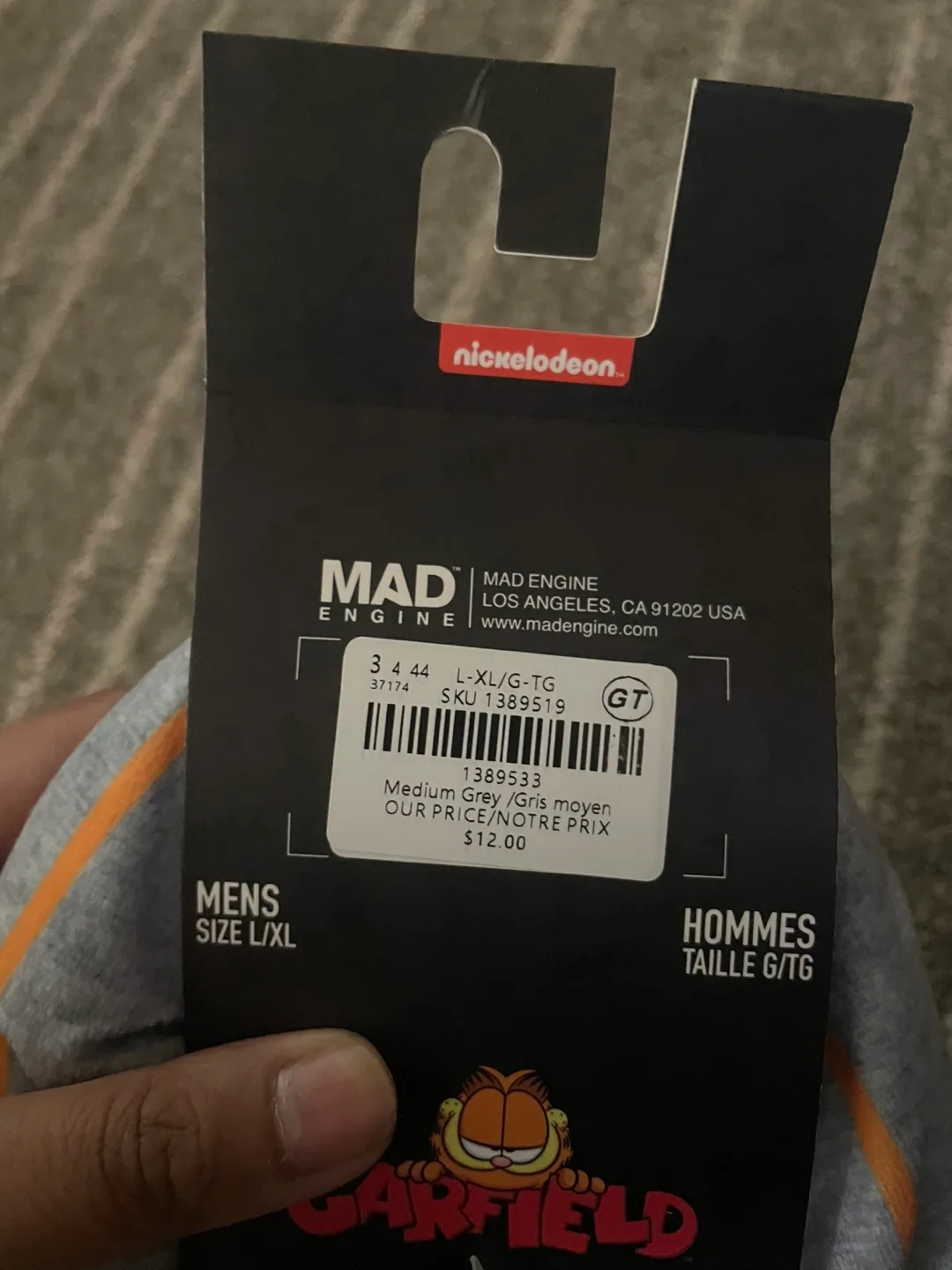 Garfield Sherpa Socks - Mens L/XL image indicator(3)