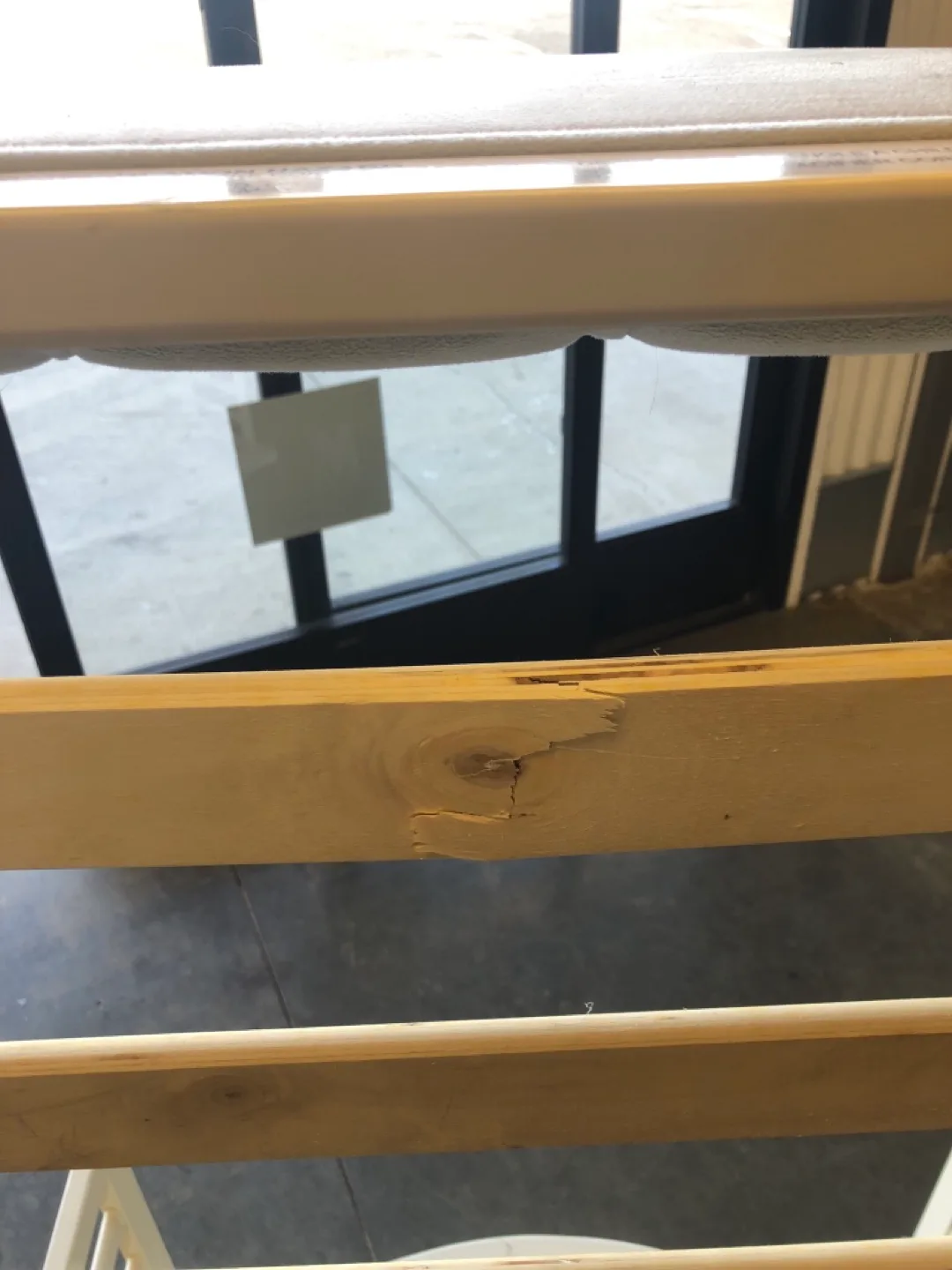 White Toddler Bed with Grey Cushion Headboard & Footboard image indicator(6)