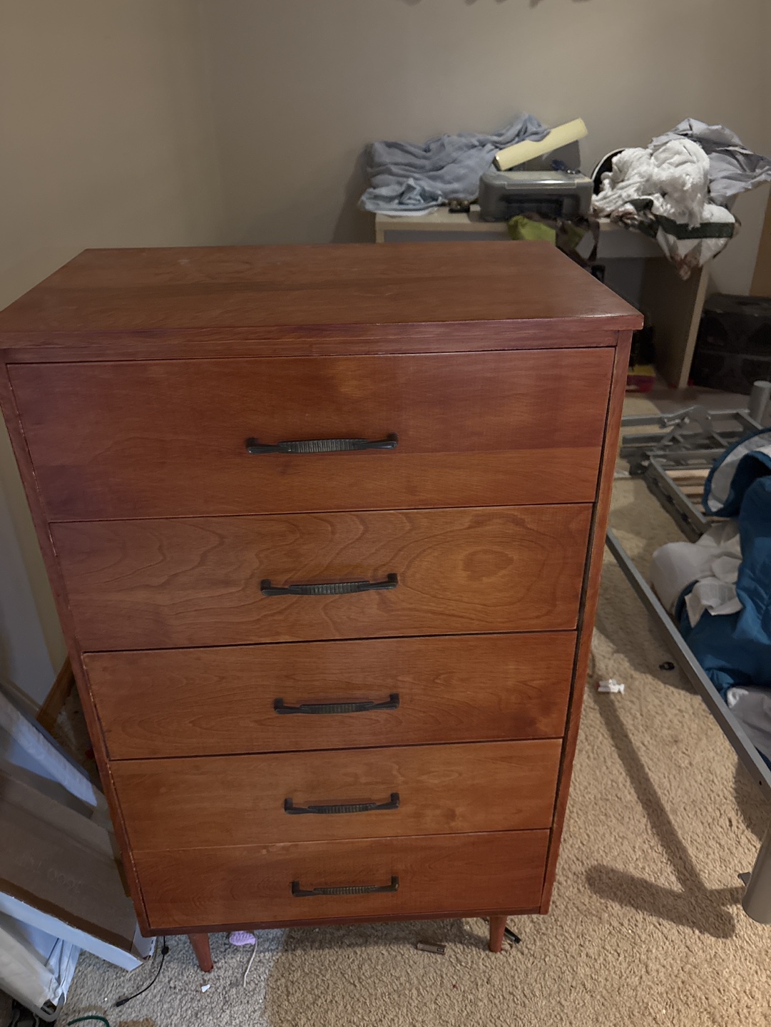 Mid-Century Modern Five-Drawer Chest