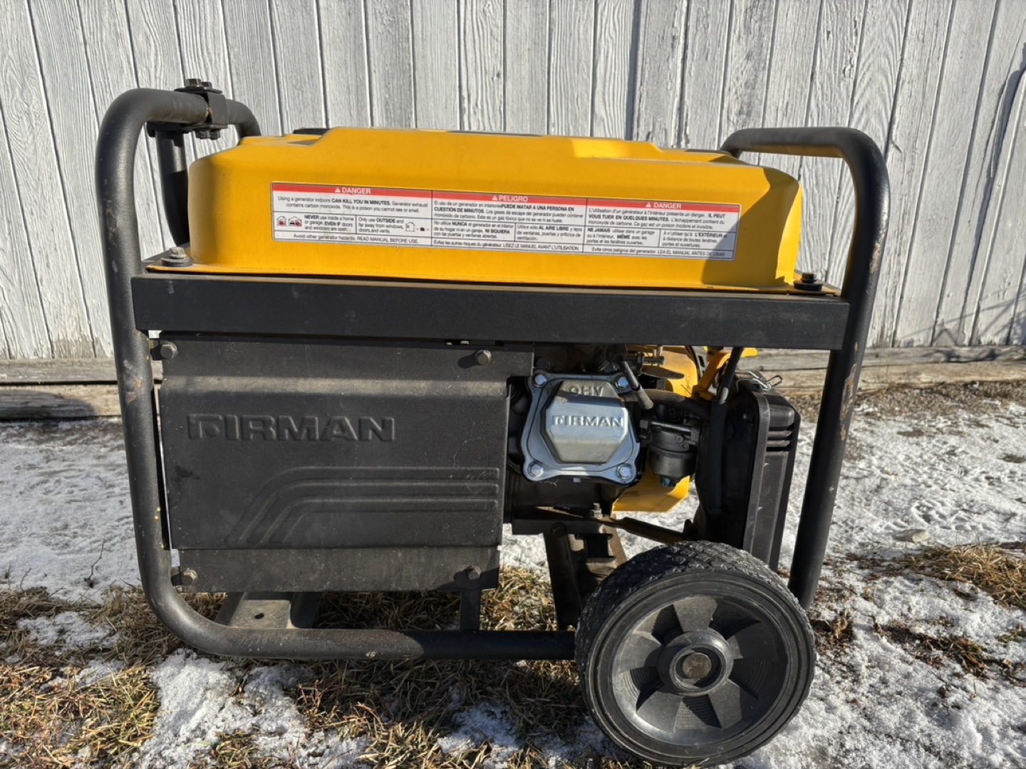 Firman 3550 4450-Watt Portable Generator - photo 3