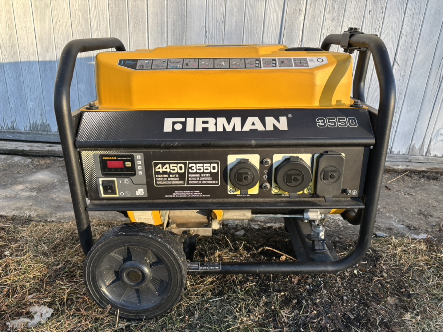 Firman 3550 4450-Watt Portable Generator