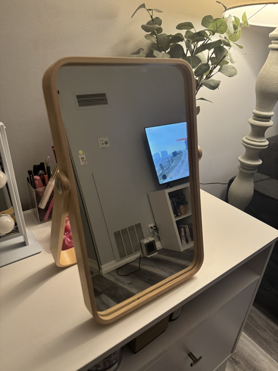 Wooden Vanity Mirror - photo 2