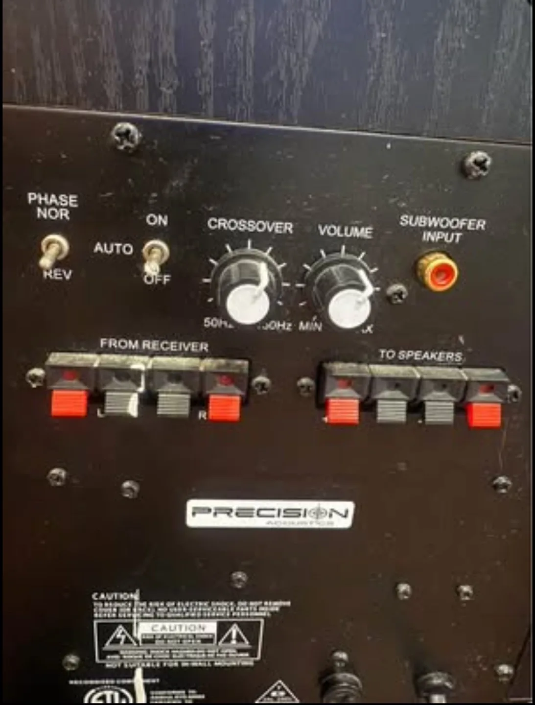 PRECISION ACOUSTIC HDS10 SUBWOOFER 150W image indicator(4)