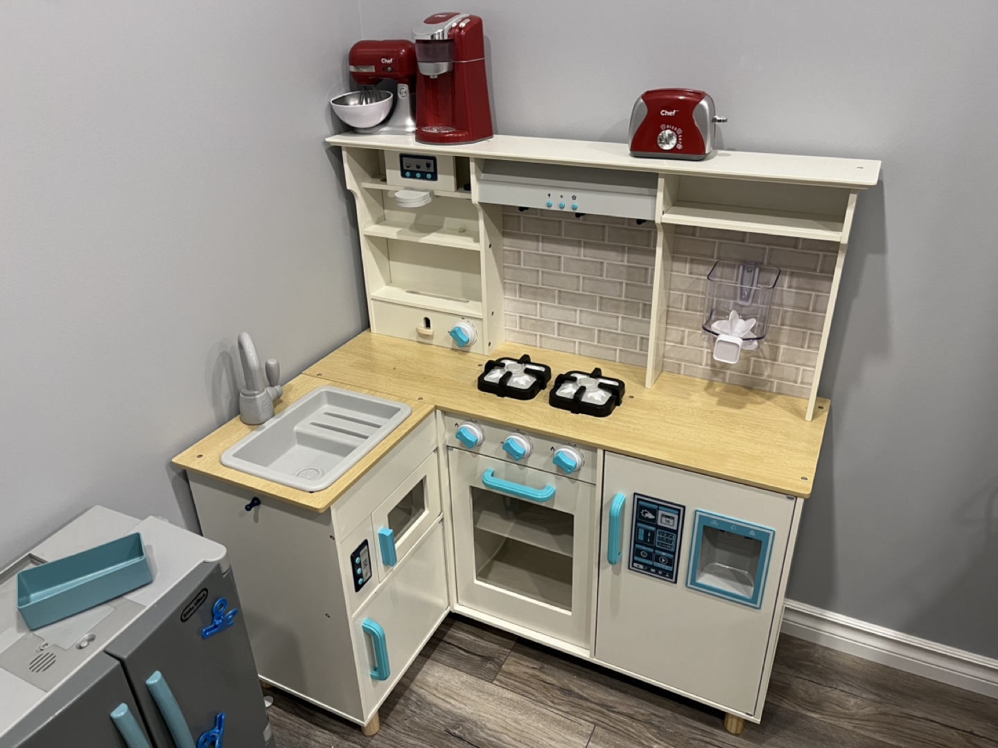 Little Tikes Play Fridge, Canadian Tire Kitchen + Play Food