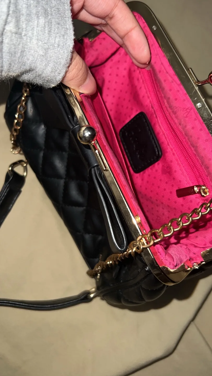 Barbie Black Quilted Purse image indicator(3)