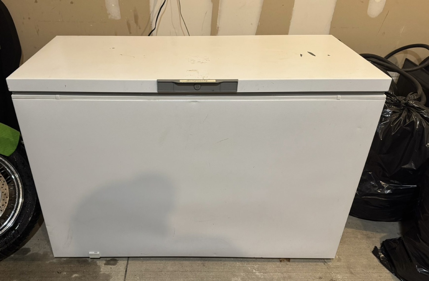 White Chest Freezer