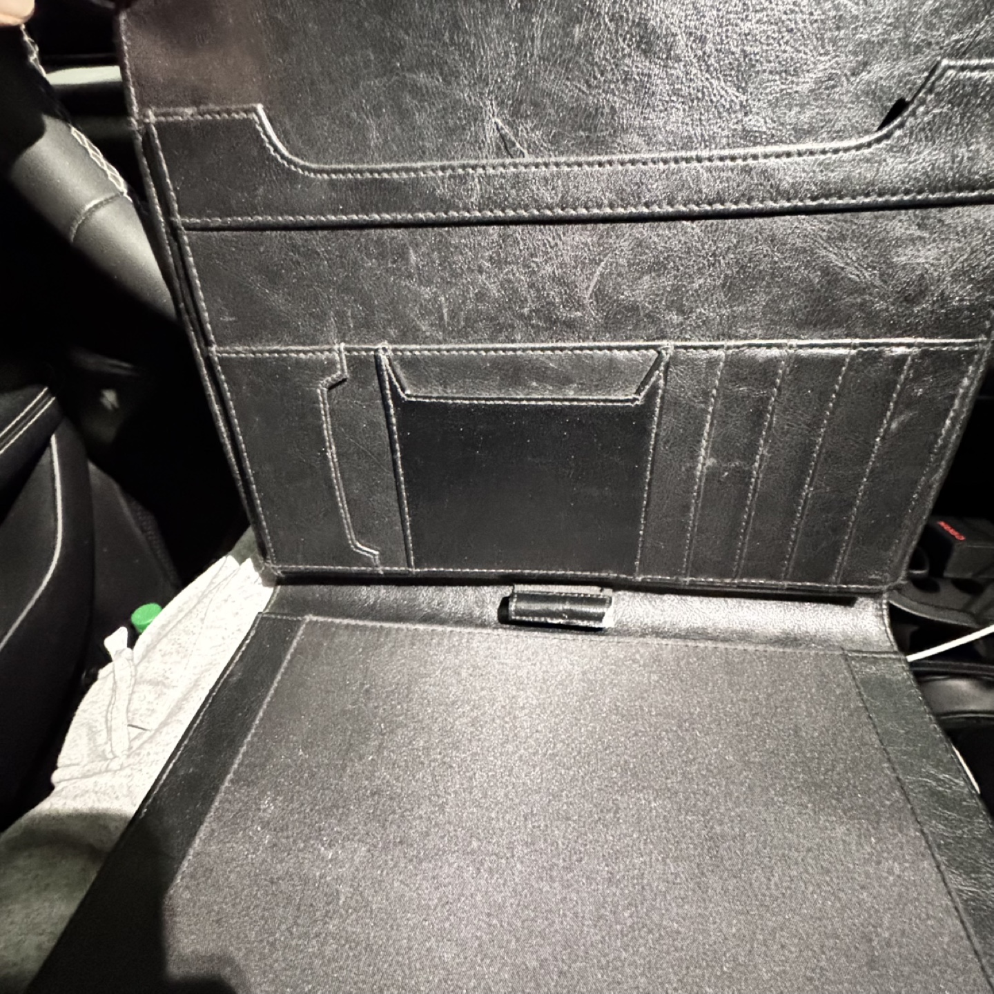 Black Leather Portfolio Case