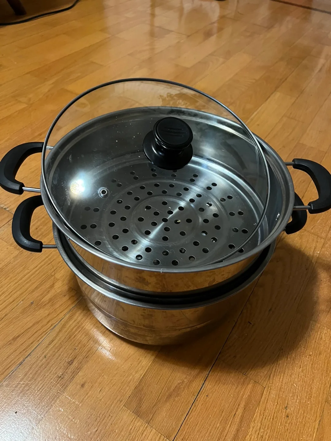 Steamer with Glass Lid (Two Levels) thumbnail