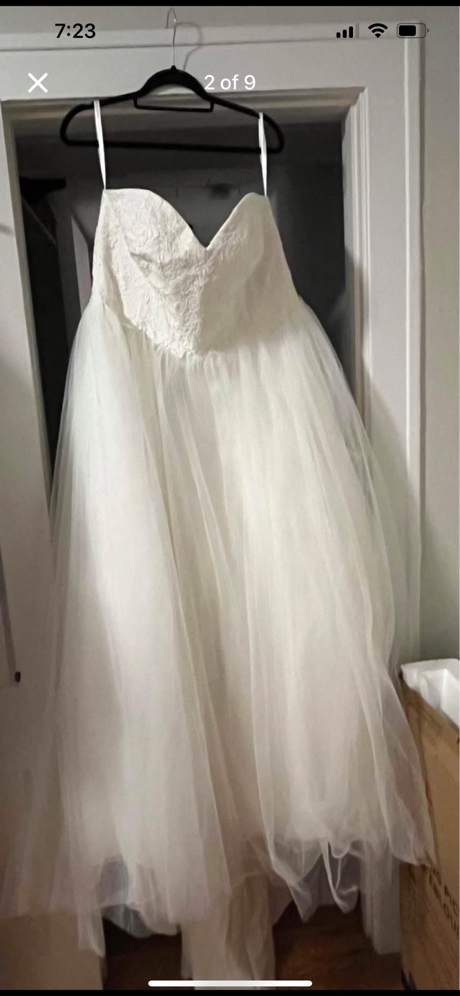 David's Bridal Plus Size Wedding Dress - photo 2