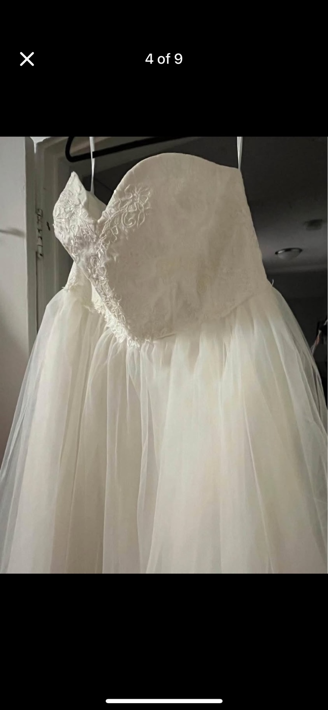 David's Bridal Plus Size Wedding Dress - photo 3